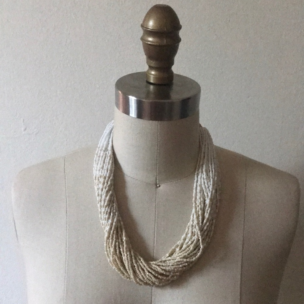 Loft Multi Strand Beaded Necklace